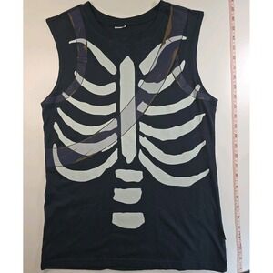 Fortnite Skeleton Rib Cage Tank Top Men's Medium | Trooper HALLOWEEN & Gamer Tee